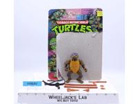 Donatello HARD HEAD 100% Complete w/ Card TMNT 1988 Playmates Action Figure
