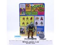 Rocksteady HARD HEAD W/Cardback 100% Complete TMNT 1988 Playmates Vintage Figure