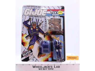 Skydive GI Joe Sky Patrol 1990 Hasbro Vintage Action Figure NEW MOSC SEALED