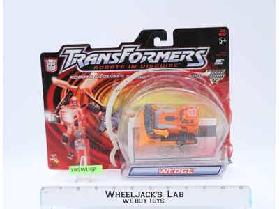 Wedge 100% Complete Transformers Robots in Disguise 2001 Hasbro Action Figure