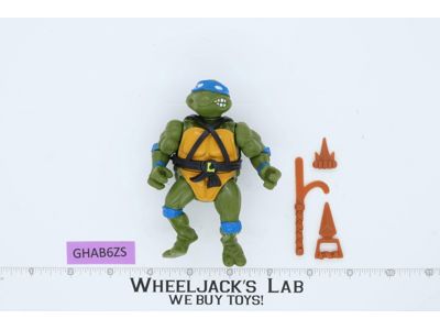 Leonardo HARD HEAD Teenage Mutant Ninja Turtles 1988 Playmates Vintage Figure