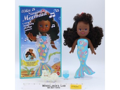#2369 Lil Miss Singing Mermaid African American 1990 Mattel Vintage Doll