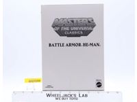 Battle Armor He-Man w/Mailer He-Man Masters of Universe Classics MOTUC 2009 MOSC