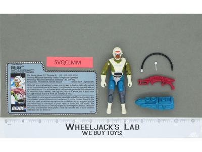 Dee-Jay V1 100% Complete G.I. Joe 1989 Hasbro Vintage Action Figure
