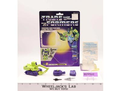 Scavenger 100% Complete W/CARDBACK & BUBBLE 1984 Vintage G1 Transformers Figure