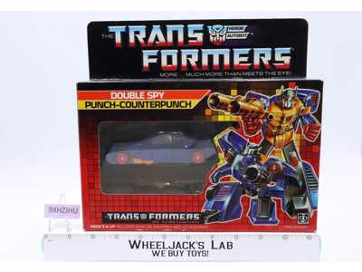 Double Spy Punch-Counterpunch W/Box & INSERT 100% Complete 1986 G1 Transformers