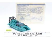 Cobra Water Moccasin 100% Complete G.I. Joe 1984 Hasbro Action Figure Vehicle
