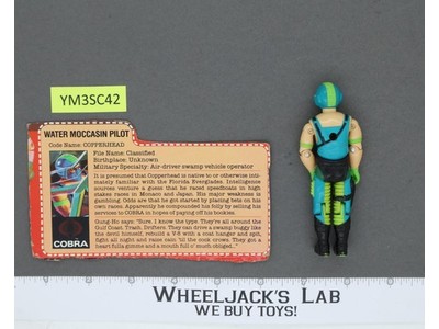 Copperhead V1 100% Complete G.I. Joe 1984 Hasbro Vintage Action Figure