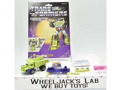 Long Haul 100% Complete W/CARDBACK 1984 Vintage G1 Transformers Action Figure