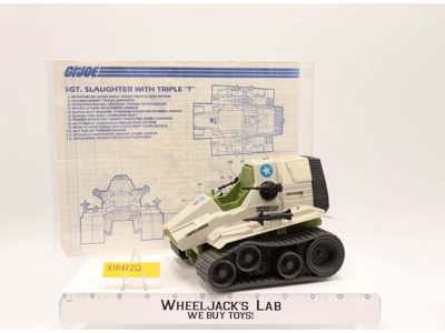 Triple T 100% Complete G.I. Joe 1986 Hasbro Vintage Action Figure Vehicle