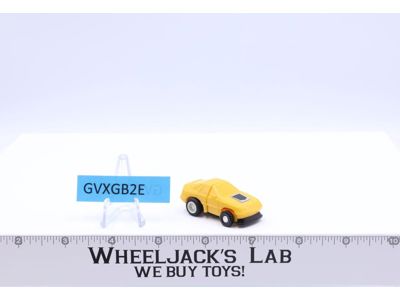 Minispy FX1 Car YELLOW NO SPOKES Complete 1985 G1 Transformers Vintage Figure