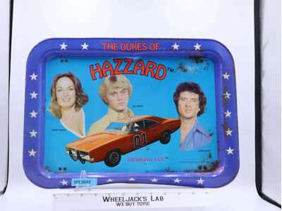Dukes Of Hazzard TV/Lap Tray General Lee 1981 Warner Bros Vintage
