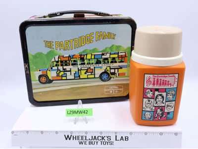 The Partridge Family Metal Lunchbox w/ THERMOS 1971 Thermos