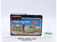 Desert Sail Skiff 100% Complete W/Box ROTJ 1983 Star Wars Vintage Kenner Vehicle