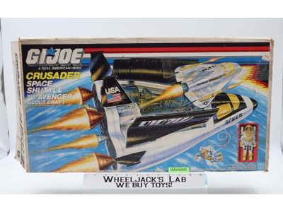 Space Shuttle Crusader Complete GI Joe 1988 Hasbro Action Figure Vehicle NEW MIB