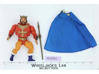 King Randor 100% Complete He-Man Masters of the Universe MOTU Mattel 1987 Figure