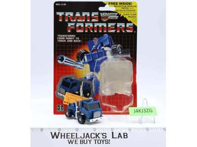 Pipes 100% Complete W/CARDBACK & BUBBLE 1985 G1 Transformers Vintage Figure