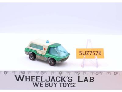 The Heavyweights Ambulance Green 1969 Redline Hot Wheels Mattel Vintage