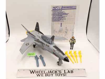 Conquest X-30 W/ Slip-Stream Complete G.I. Joe 1986 Hasbro Action Figure Vehicle