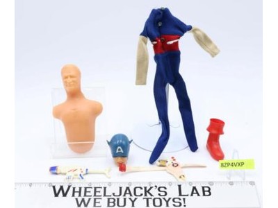 Captain America Accessory Set Dummy Captain Action Original 1966 Ideal Figure