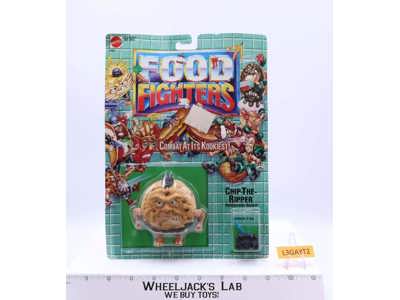 Chip-the-Ripper Food Fighters 1988 Mattel Vintage Action Figure NEW MOSC SEALED