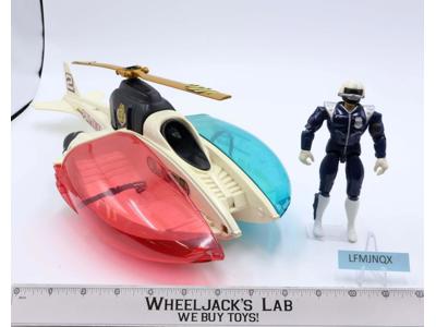 Air Raid W/Bullseye Cops 'N Crooks 1989 Hasbro Action Figure Vehicle