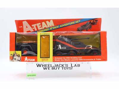 Armored Attack Adventure Set The A-Team 1983 Galoob Action Figure Vehicle