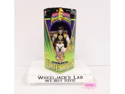 Talking White Ranger Mighty Morphin Power Rangers 1995 Bandai 8" Figure
