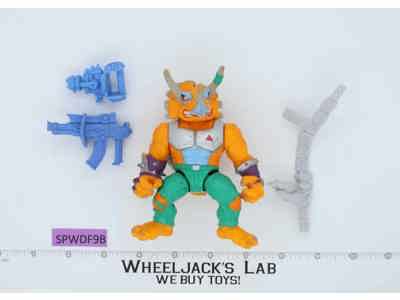 Triceraton 100% Complete Teenage Mutant Ninja Turtle TMNT Playmates 1990 Vintage
