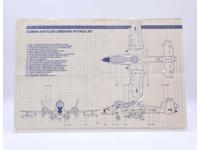 Cobra Rattler:Ground Attack Jet 1984 ORIGINAL Instructions / Blueprints G.I. Joe