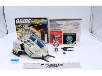 Cobra Wolf W/Ice Viper 100% Complete W/Box GI Joe 1987 Hasbro Vintage Vehicle