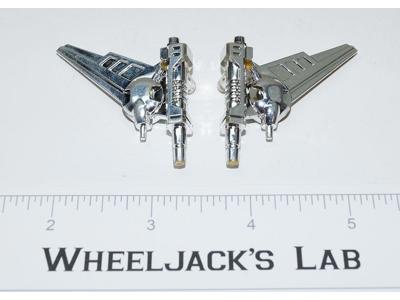 Steeljaw Silver Guns Pair 1986 Vintage Hasbro G1 Transformers Action Figure