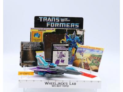 Powermaster Darkwing 100% Complete W/Box 1988 Vintage G1 Transformers Figure