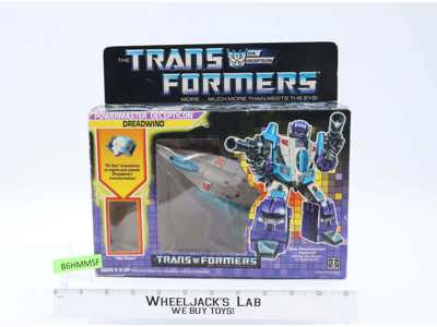 Dreadwind Powermaster 100% Complete W/Box & Insert G1 Transformers Vintage
