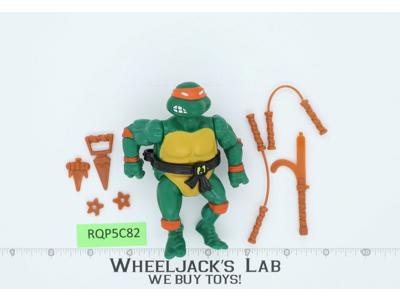 Michaelangelo SOFT HEAD Complete Teenage Mutant Ninja Turtles 1988 Playmates