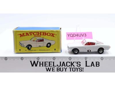 Ford Mustang 8 Lesney Matchbox Series 1960's Made In England