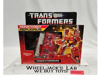 Repugnus 100% Complete W/BOX & INSERT 1987 Vintage G1 Transformers WORKS MIB