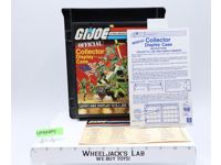 GI Joe Collector Display Case W/ Unused Stickers 1983 Vintage Hasbro Vintage