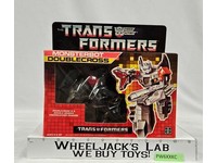 Doublecross 100% Complete W/BOX & INSERT 1987 Vintage G1 Transformers Figure