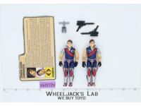 Tomax & Xamot V1 100% Complete G.I. Joe 1985 Hasbro Vintage Action Figure