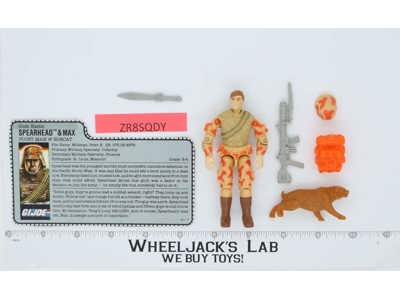 Spearhead & Max V1 100% Complete G.I. Joe 1988 Hasbro Vintage Action Figure