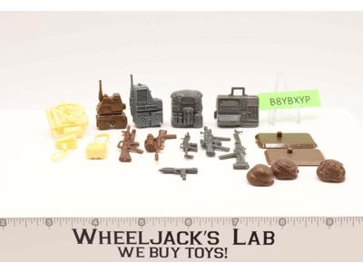 Lot Battle Gear Accessory 5 Set 9 1987 Weapons GI Joe Vintage
