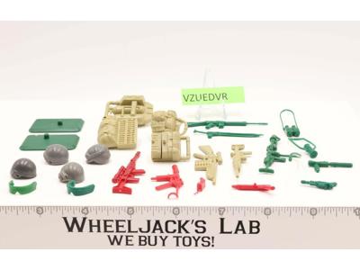 Lot Battle Gear Accessory 3 Set 6 Complete 1985 Weapons G.I. Joe Vintage