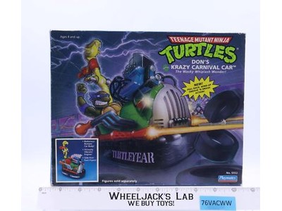 Don's Krazy Carnival Car 100% Complete TMNT 1991 Playmates Action Figure Vehicle