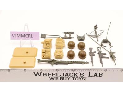 Lot Battle Gear Accessory Pack 1 Set 14 1984 Weapons G.I. Joe Vintage