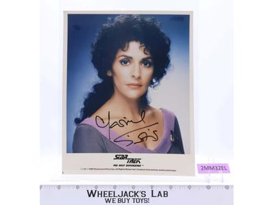 Counselor Deanna Troi Star Trek Marina Sirtis AUTOGRAPHED 8 x 10 Picture