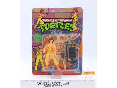 April O'Neil 1990 Teenage Mutant Ninja Turtles TMNT Playmates MOSC UNPUNCHED