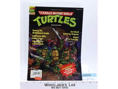 Teenage Mutant Ninja Turtles Magazine Premiere Issue Summer 1990 Mirage Studios