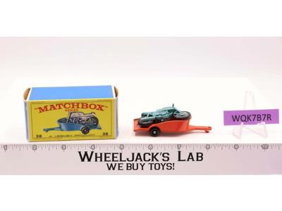 Honda Motorcycle & Trailer 38 Lesney Matchbox Series 1960's Made In England