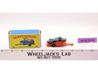 Honda Motorcycle & Trailer 38 Lesney Matchbox Series 1960's Made In England
